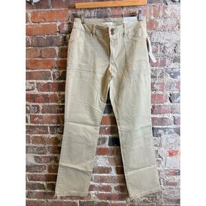 MAURICES • Light Tan Chino Slim Boot Mid-rise Kaki Pants • Ladies Size 8 Reg